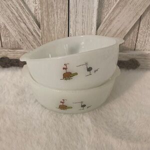 Vintage Anchor Hocking Fire King Bowls